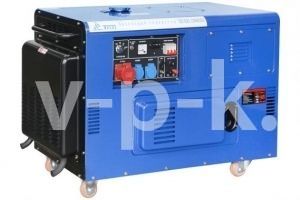 Дизельный генератор ТСС SDG 12000EHS3 в шумозащитном кожухе  фото