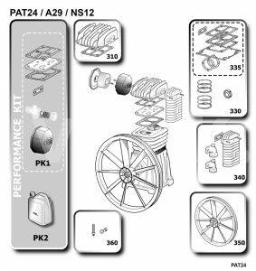 Рабочий комплект A29 фото