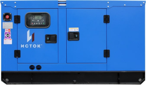 Дизельный генератор Исток АД16С-Т400-РПМ15 в кожухе  фото