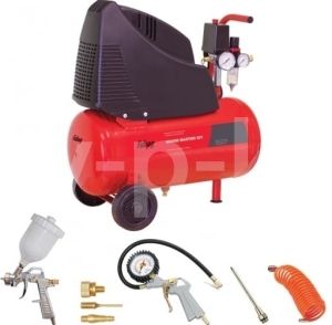 Поршневой компрессор  HOUSE MASTER KIT + набор из 5 предметов