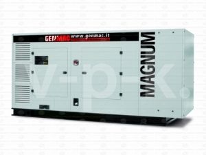 Дизельный генератор GenMac G500IS в кожухе  фото