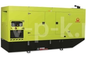 Дизельный генератор PRAMAC GSW550P 3-фазный в кожухе  фото