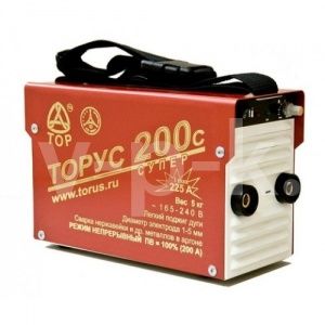 Сварочный аппарат инвертор MMA ТОРУС ТОРУС-200С СУПЕР + комплект проводов
