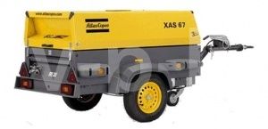Винтовой компрессор Atlas Copco XAS 67 DD С ГЕНЕРАТОРОМ