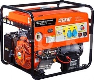 Бензиновый генератор Скат УГСБ-5000/230Е  сварочный фото