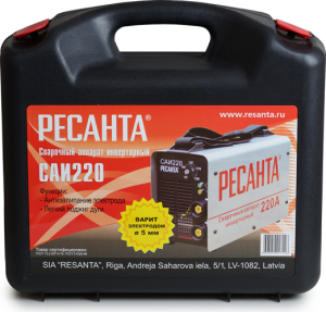 Сварочный инвертор MMA Ресанта САИ-220 в кейсе фото