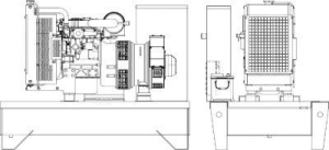 Дизельный генератор Onis Visa F 80 B  фото