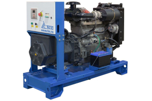 Дизельный генератор ТСС ЭД-30-Т400 в погодозащитном кожухе на прицепе 025303 передвижной фото