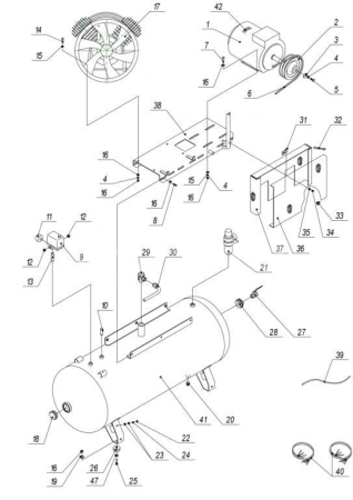 R 3101.00.00.201 Патрубок 3/8"х70 мм для 270v90