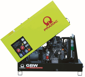 Дизельный генератор PRAMAC GDW90I  3-фазный в кожухе  фото
