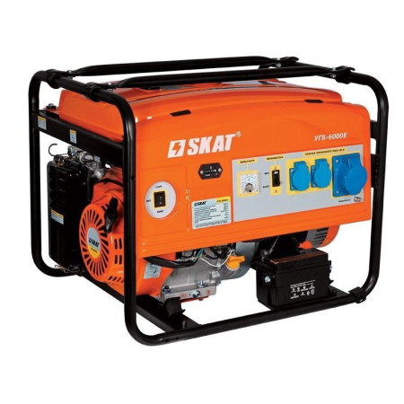 Бензиновый генератор Скат УГБ-6000Е