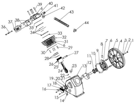R 11111002 Гайка M8 LB30-2/40-2 для lb30