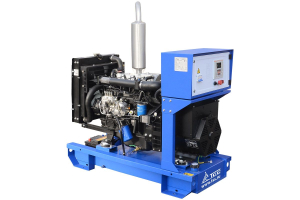 Дизельный генератор ТСС ЭД-16-Т400 с АВР в погодозащитном кожухе на прицепе 025152 передвижной фото