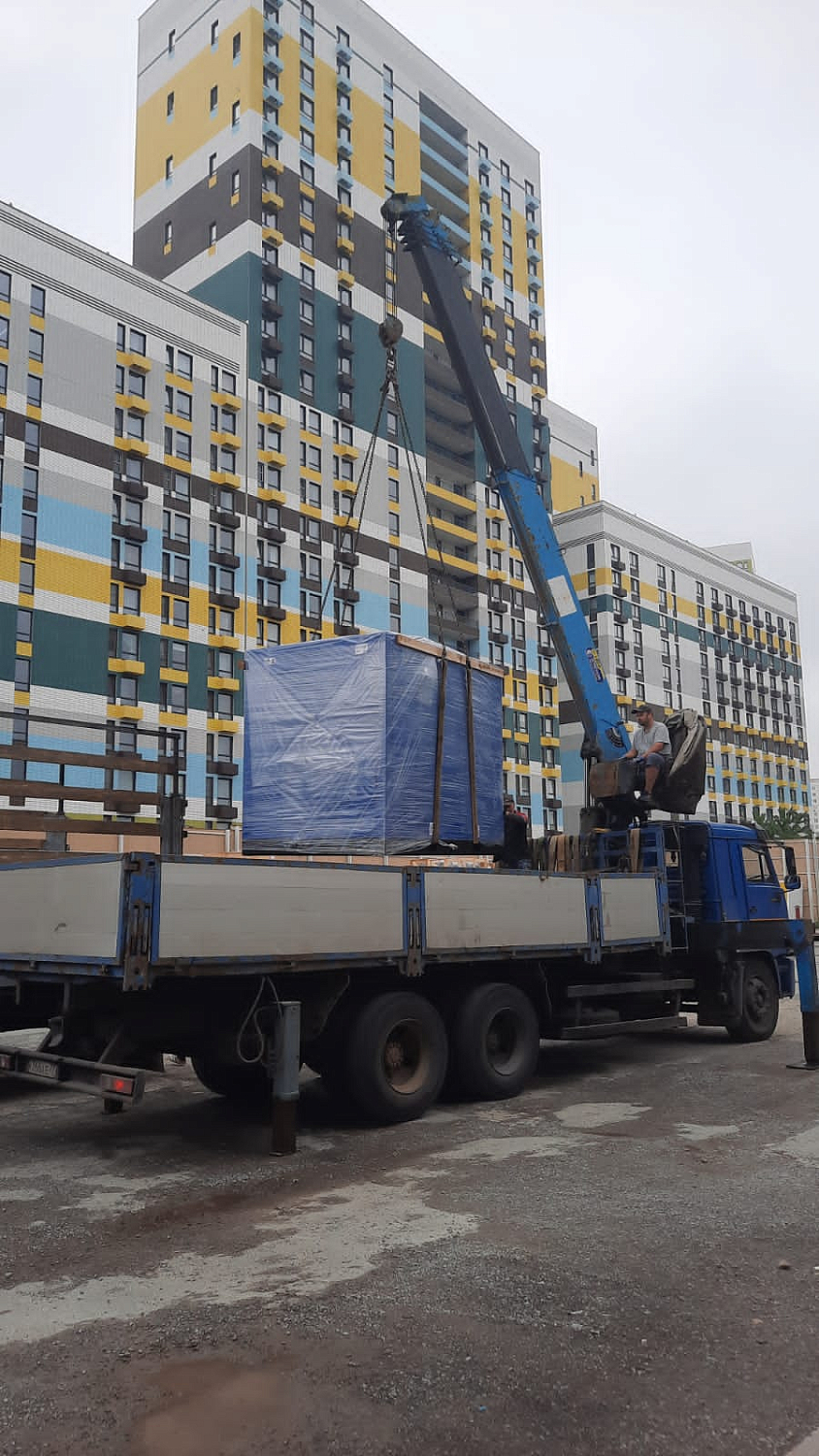 Отгрузка винтового компрессора REMEZA ВК270-8 в г. Москва