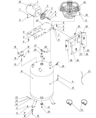 Манометр для 270lb75В