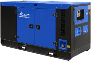 Дизельный генератор ТСС ЭД-24-Т400 в шумозащитном кожухе на прицепе 025280 фото