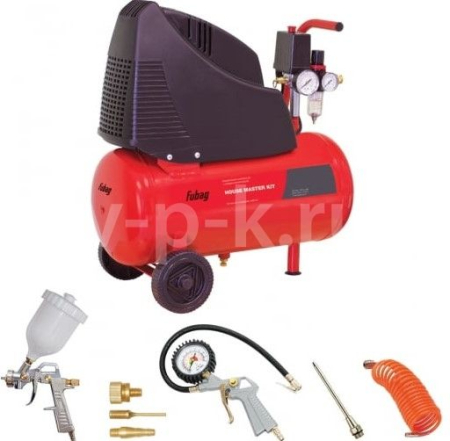 Поршневой компрессор  HOUSE MASTER KIT + набор из 5 предметов