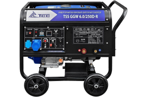 Бензиновый генератор ТСС GGW 6.0/250D-R 031170 сварочный фото