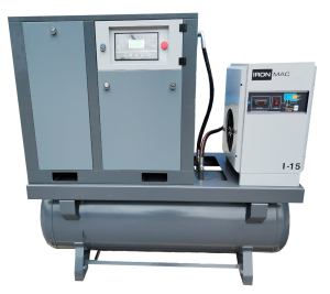 Винтовой компрессор IRONMAC IC 10/8 C VSD DF 500L (IP23) с прямым приводом фото