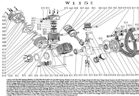 R 034W115II Болт шатуна W115II для w115-10 (10 бар)